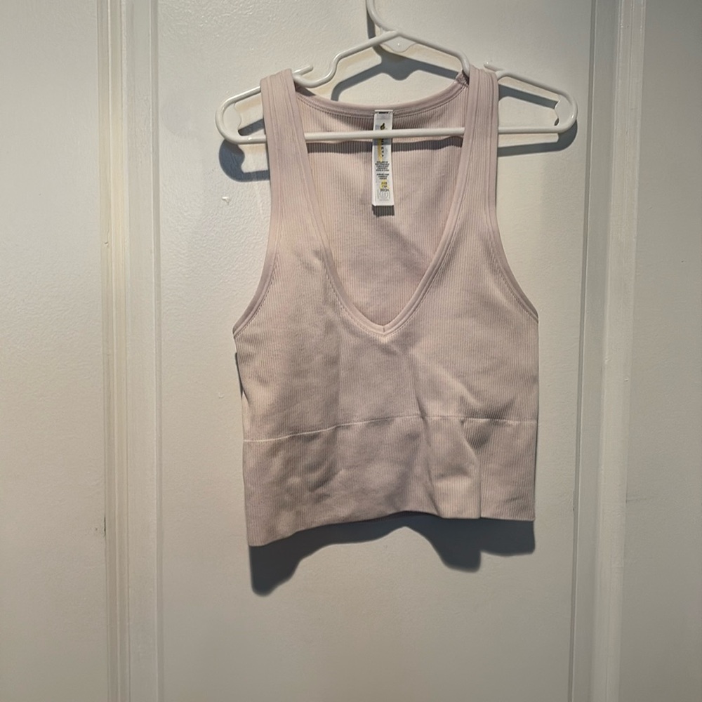 Athleta Aurora Crop Rib Tank NWT
